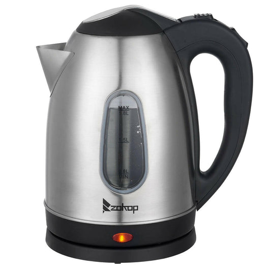 HD-1802S 220V 2000W 1.8L Stainless Steel Electric Kettle with Water Window