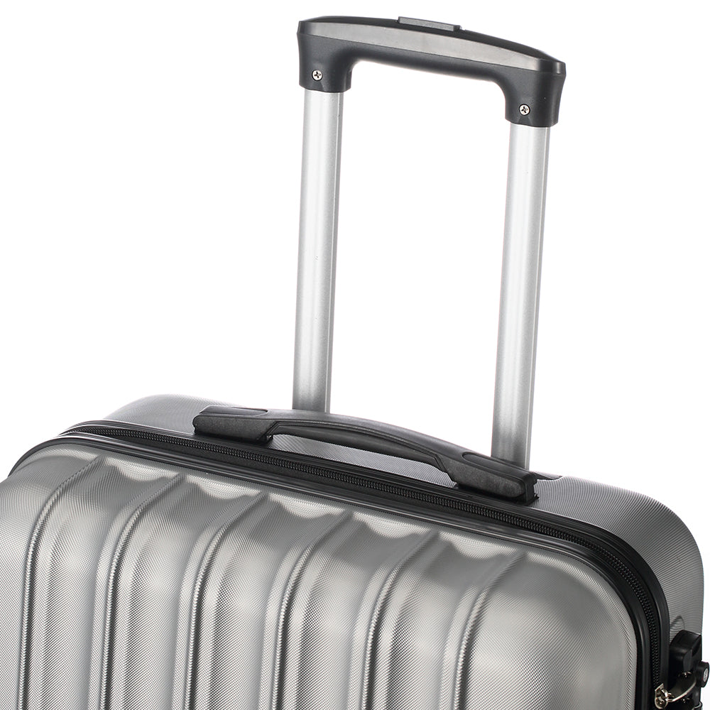 Lightweight 24in Hard Shell Travel Carry On Hand Cabin Luggage Suitcase, Approved for Ryanair Priority, British Airways