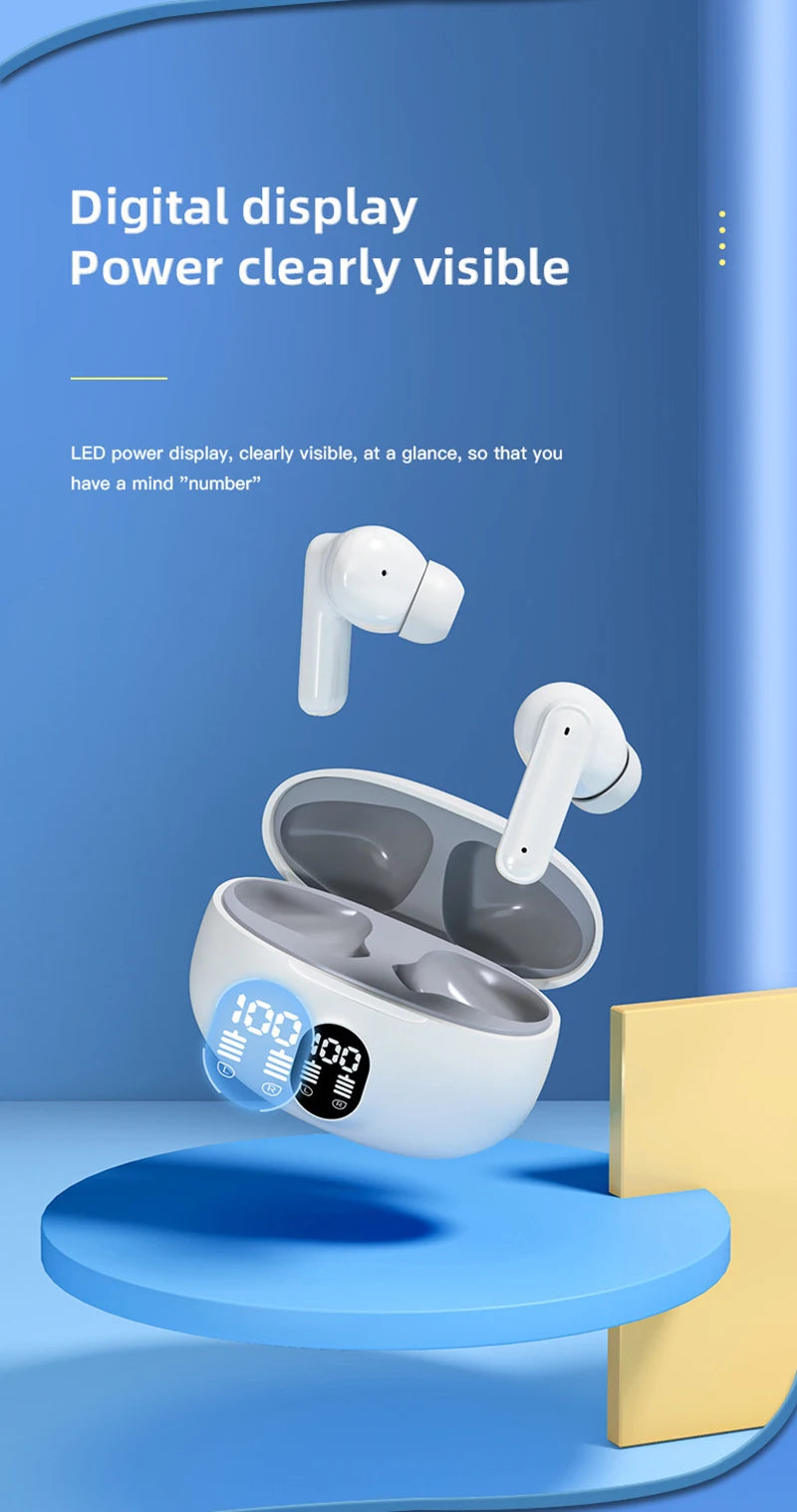 Xiaomi Original Wireless Bluetooth Earphones 5.3 High And Low Dual Unit Composite Diaphragm Stereo LED Power Display Earphones