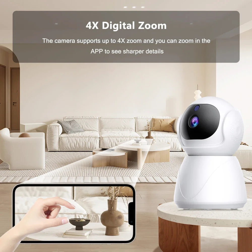 YI IoT 5MP 5Ghz Dual Frequency WiFi PTZ Camera IR Night Vision Security Camera Two Way Audio Auto Tracking Smart Home Security