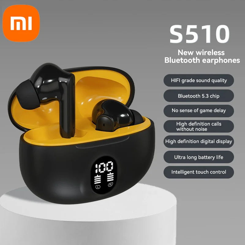 Xiaomi Original Wireless Bluetooth Earphones 5.3 High And Low Dual Unit Composite Diaphragm Stereo LED Power Display Earphones