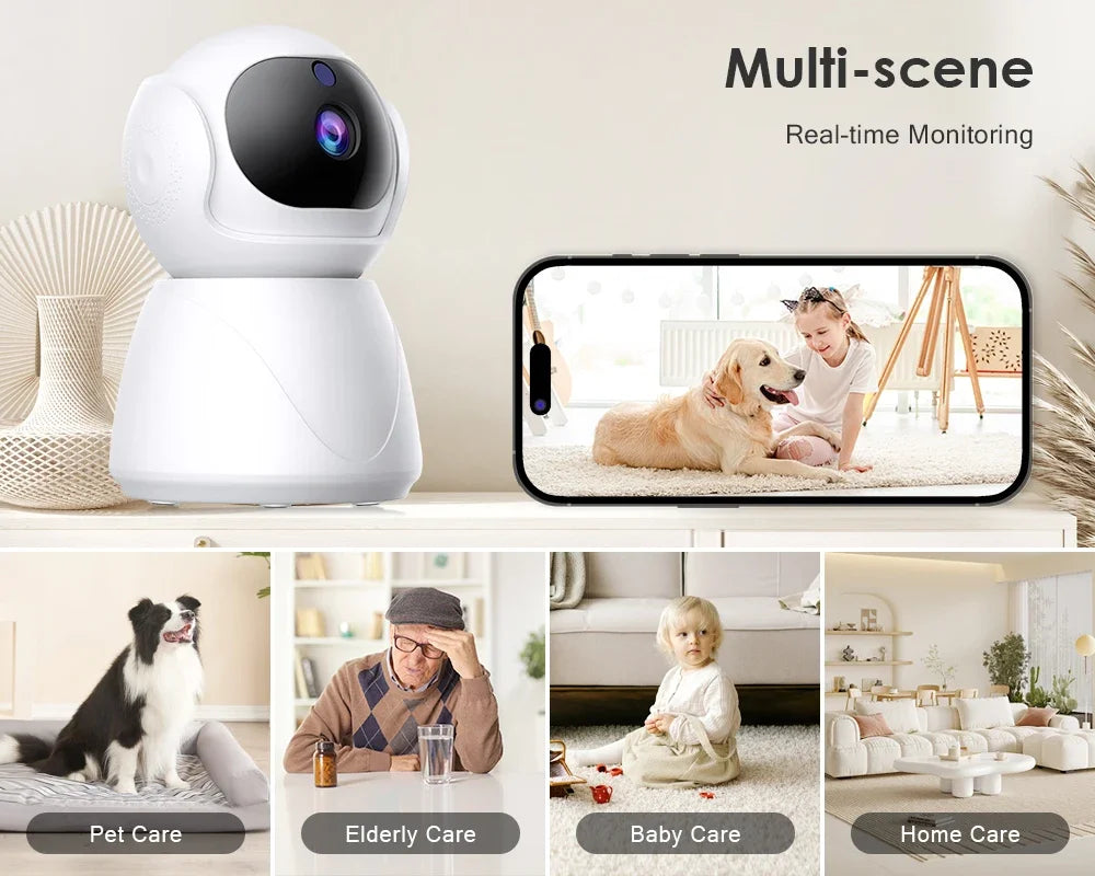 YI IoT 5MP 5Ghz Dual Frequency WiFi PTZ Camera IR Night Vision Security Camera Two Way Audio Auto Tracking Smart Home Security