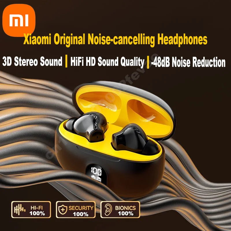 Xiaomi Original Wireless Bluetooth Earphones 5.3 High And Low Dual Unit Composite Diaphragm Stereo LED Power Display Earphones