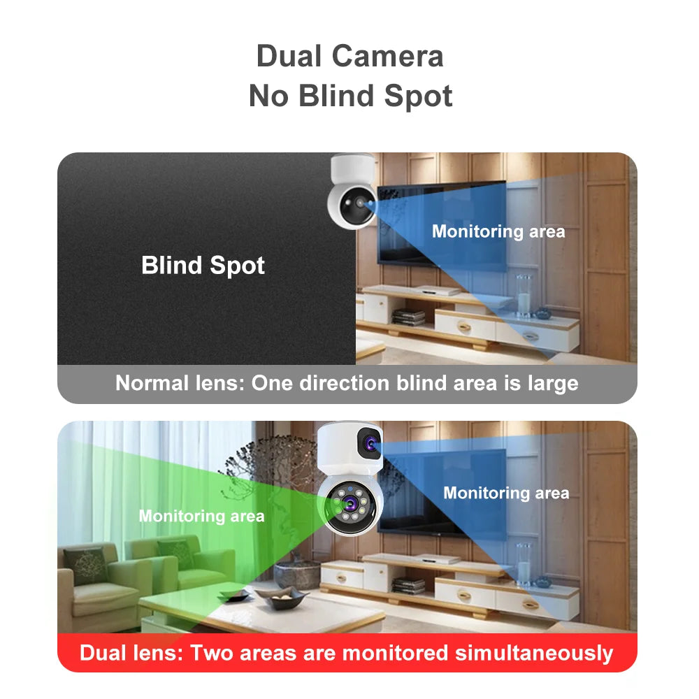 8MP 4K WIFI Camera Home Security Indoor Surveillance Camera Baby Pet Monitor Auto Tracking Two-way Audio Wireless PTZ IP Camera