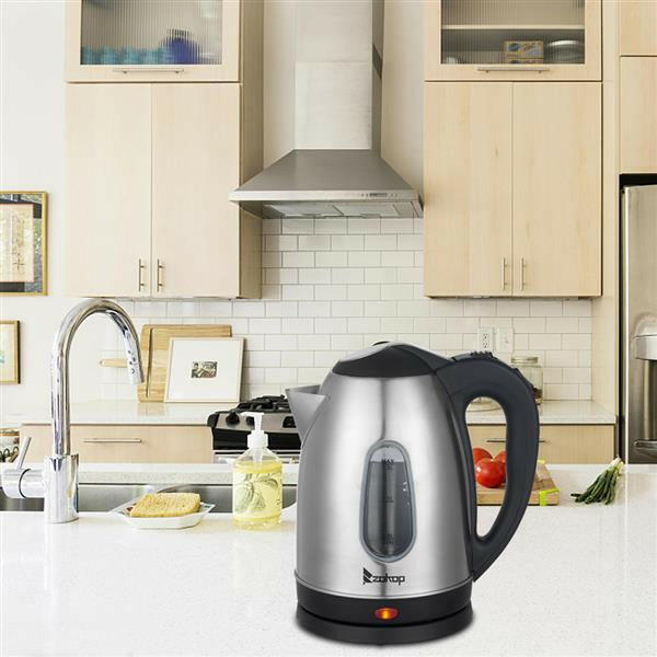 HD-1802S 220V 2000W 1.8L Stainless Steel Electric Kettle with Water Window